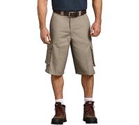 Dickies Men's 13" Loose Fit Twill Cargo Short Big, Desert Sand V1, 38