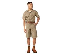 Dickies Men's Work Short 15 Inch Inseam with Multi Use Pocket Khaki 40