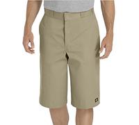 Dickies Men's 15 Inch Inseam Work Short with Multi Use Pocket Utility Pants, Khaki, 40