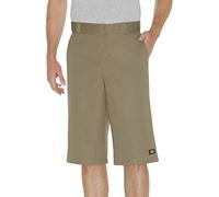 Dickies Men's 15 Inch Inseam Work Short with Multi Use Pocket Utility Pants, Khaki, 40