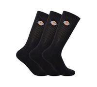Dickies - Valley Grove Pack of 3 Embroided Black - Socks S/M