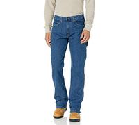 Dickies Men's Active Waist 5-Pocket Flex Performance Pants Jeans, Stonewashed Indigo Blue, 36W x 34L