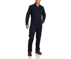 Dickies Men's Basic Blended Coverall Casual Pants, Dark Navy V1, L Regular