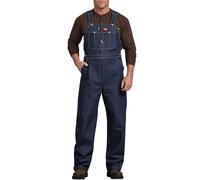 Dickies mens Bib overalls and coveralls workwear apparel Indigo Rigid 44W x 32L US