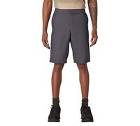 Dickies Men's Big & Tall Big-Tall Cooling Temp-iQ Active Waist Flat Front Shorts, Charcoal, 48