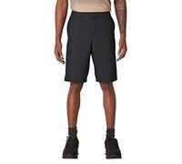 Dickies Men's Big & Tall Big-Tall Cooling Temp-iQ Active Waist Flat Front Shorts, Black, 48
