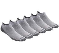 Dickies Men's Big & Tall Dri-Tech Moisture Control 6 Pairs Low Cut Socks, Grey, Shoe Size: 12-15
