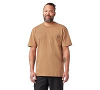 Dickies Men's Big & Tall Heavyweight Crew Neck Short Sleeve Tee Big-Tall, Brown Duck Heather, XXL Tall