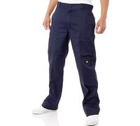 Dickies Men's Big-Tall Loose Fit Double Knee Work Pant Trousers, Dark Navy, Large