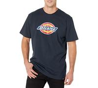 Dickies Men's Big & Tall Short Sleeve Tri-Color Logo Graphic T-Shirt, Dark Navy, S