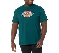 Dickies Men's Big & Tall Short Sleeve Tri-Color Logo Graphic T-Shirt, Forest, XL