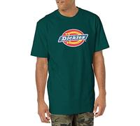 Dickies Men's Big & Tall Short Sleeve Tri-Color Logo Graphic T-Shirt, Forest, XL