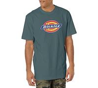 Dickies Men's Big & Tall Short Sleeve Tri-Color Logo Graphic T-Shirt, Lincoln Green, Medium