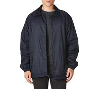 Dickies Men's Big & Tall Snap Front Nylon Jacket, Dark Navy V1, Large