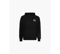 Dickies Mens Black Globe Brand-embroidery Cotton-blend Hoody S