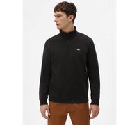 Dickies Mens Black Oakport Quarter Zip Sweatshirt