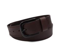 Men's Casual Workwear Belt with Matte Buckle, Small, Brown