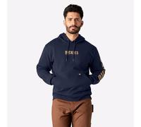 Dickies Workwear Dickies Graphic Pullover Fleece Dark Blue 2XL Colour: 2XL