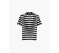 Dickies Mens Cloud Stevensville Short-sleeve Stripe Cotton-jersey T-shirt L