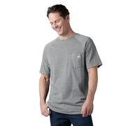 Dickies Mens Cooling Short Sleeve Pocket T-Shirt, Heather Gray, Medium