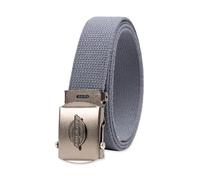 Dickies Men's Cotton Fabric Web Belt, Grey, One Size-Cut to Fit