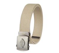 Dickies Men's Cotton Fabric Web Belt, Tan, One Size-Cut to Fit