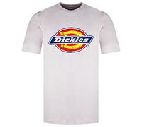 Dickies Mens Deep Purple T-Shirt - Off-White Cotton - Size X-Small