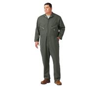 Dickies mens Deluxe Blended Long Sleeve Coveralls, Gray, X-Large Big Tall