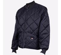 Dickies Men's Jacket - Diamond Quilted Nylon - Black - S