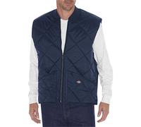 Dickies Men's Diamond Quilted Nylon Vest, Blue (Dark Navy), X-Large