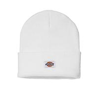Dickies Men's Dickies Acrylic Cuffed Beanie Hat, White, One Size UK