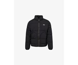 Dickies Mens Dickies Summerdale Logo-Embroidered Shell-Down Puffer Jacket Black L