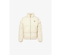 Dickies Mens Dickies Summerdale Logo-Embroidered Shell-Down Puffer Jacket Wood Ash L