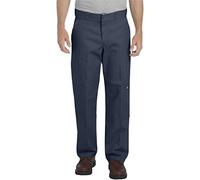 Dickies Men's Double Knee Work Straight Trousers, Blue (Dark Navy), Size W40/L34