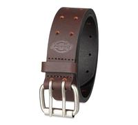 Dickies Men's Double Prong Fully Adjustable Leather Belt, Brown, 1X (42-44)