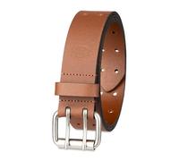 Dickies Men's Double Prong Leather Work Belt - Fully Adjustable, Regular & Big and Tall Sizes, Tan, 38