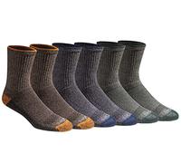 Dickies Men's Dri-tech Moisture Control Comfort Length Mid-crew Socks, Comfort Length Tipped (6 Pairs), 12-Jun UK