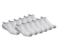 Dickies Men's Dri-tech Moisture Control No Show Socks, Available in M-XXL (6, Casual, White (12 Pairs), Large (Pack of 24)