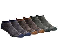 Dickies Men's Dri-Tech Moisture Control Show Socks, Heathered Colored (6 Pairs), Shoe Size 13-15