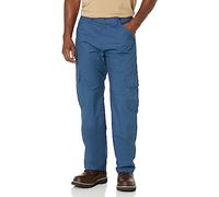 Dickies Men's DuraTech Ripstop Cargo Pants - Rugged Outdoor Work Pants with Tool Pockets for Tactical, Landscaping, Field Use, Dark Denim V1, 32W x 34L