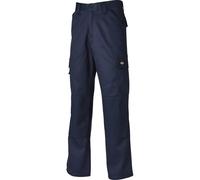 Dickies Mens Everyday Polycotton Knee Pad Pouches Workwear Trousers in Navy - Size 30W/32L