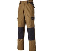 Dickies - Trousers for Men, Everyday Pants, Regular Fit, Khaki/Black, 28W/30L