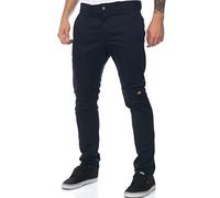 Dickies Men's Skinny Fit Double Knee Work Trousers, Blue (Dark Navy), W36/L32