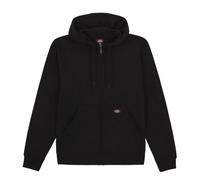 (L, Black) Dickies Mens Fleece Full Zip Hoodie