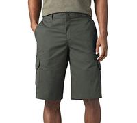 Dickies Men's Flex 13-inch Relaxed Fit Cargo Short, Olive Green V1, 32
