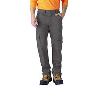 Dickies Men's Flex Duratech Relaxed Fit Duck Cargo Pants, Slate Grey, 34W / 34L