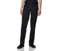 Dickies Men's Flex Work Pant Slim Straight Fit, Black V1, 30W / 30L