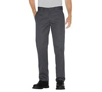 Dickies Men's Flex Work Pant Slim Straight Fit, Charcoal V1, 38W x 30L