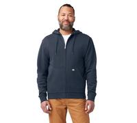 Dickies Men's Full Zip Fleece Hoodie Jacket, Dark Navy, 4X