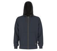 Dickies Men's Full Zip Thermal Lined Fleece Hoodie, Dark Navy, XXL